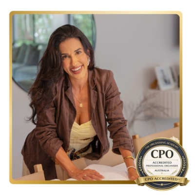 Ive Bitencourt, Beyond Organized in Brisbane, QLD. Professional Home Organiser in Sydney specialising in decluttering and organisation. Find An Organiser Directory Australia.