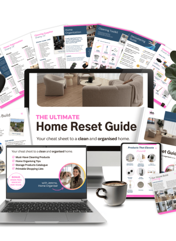 home-reset-guide, DIY-organising, decluttering-checklist, the-organising-academy