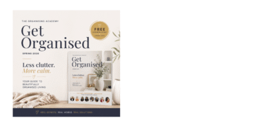 Get Organised Australia's Home Organisation FREE Guide